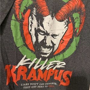 Killer Krampus Wrestling Graphic T-Shirt BNNW